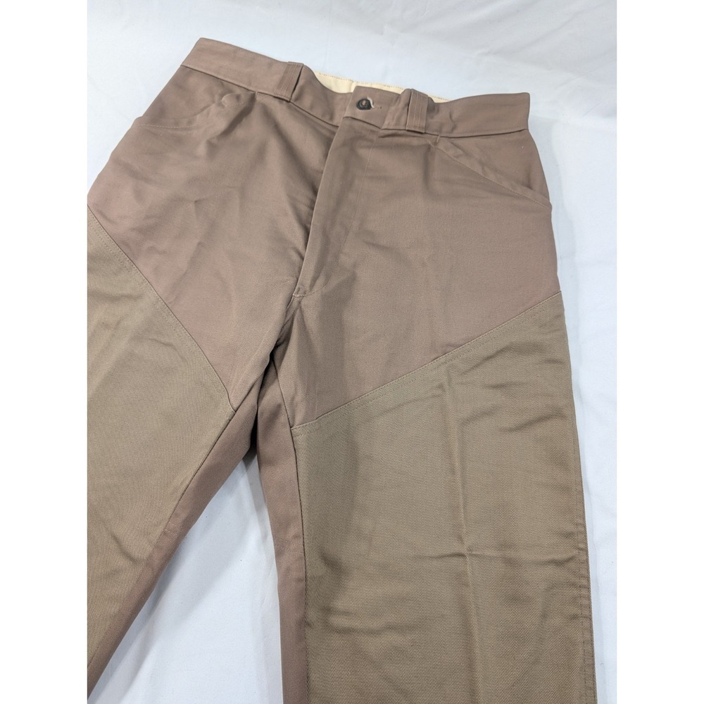Vintage Ted Williams Pants Mens 32x30 Hunting Tan Brush Trouser Canvas